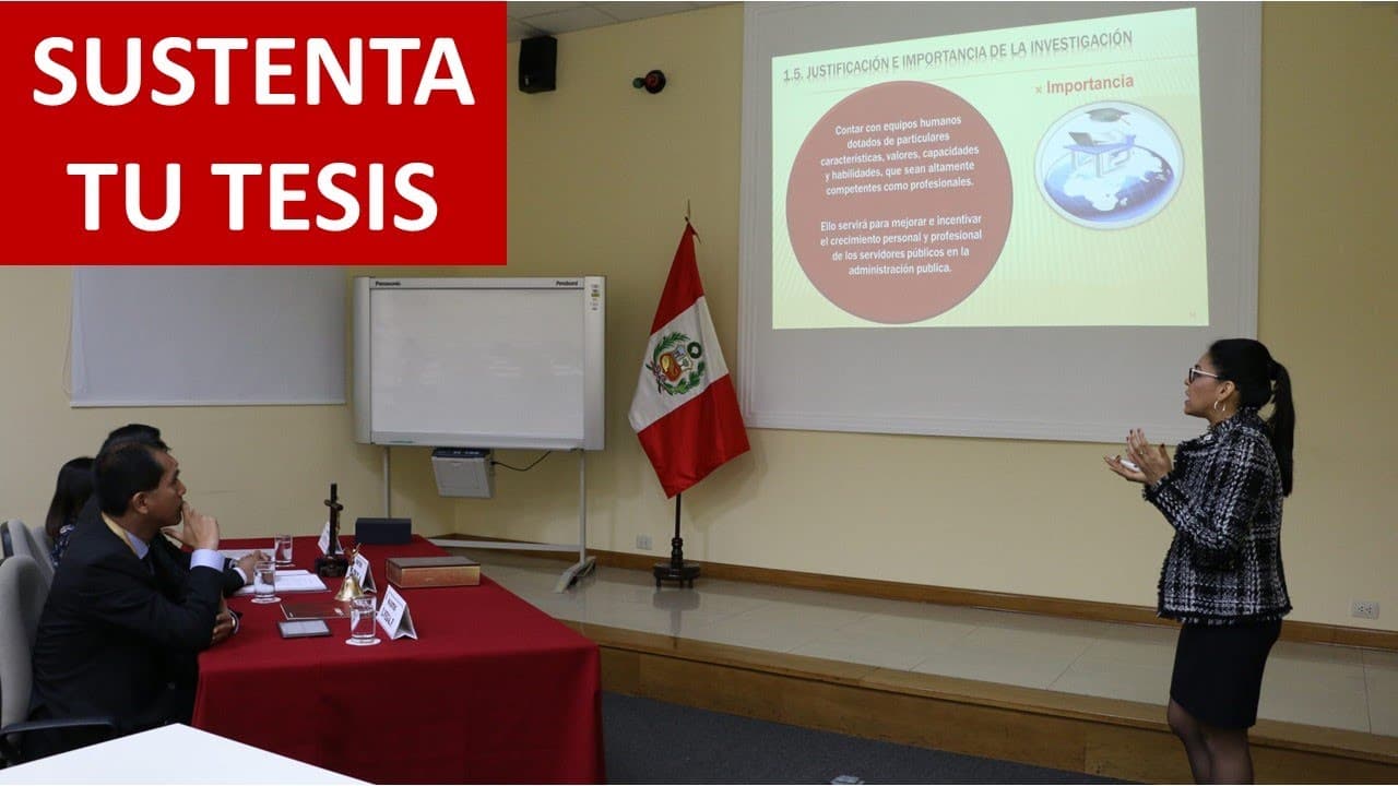 Sustentación de Tesis de Maestría