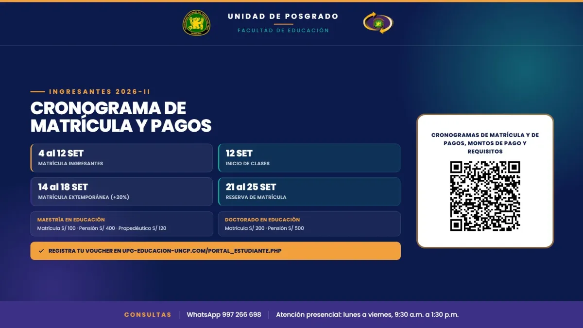 Registra tu Voucher de Pago en el Portal del Estudiante