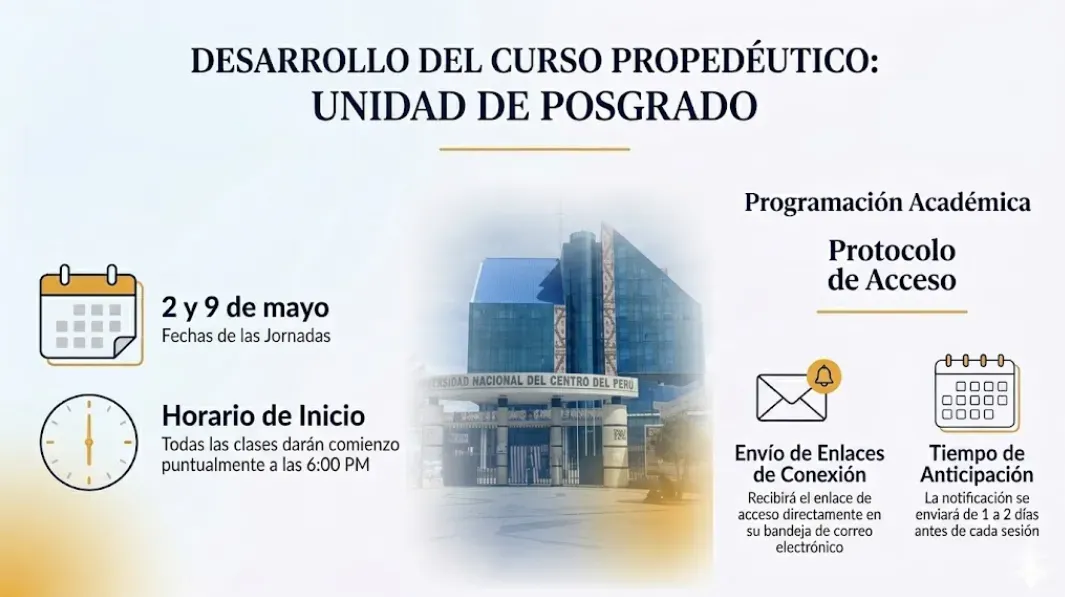 🔔 ¡Atención! Conoce las fechas y el protocolo de acceso al Propedéutico 📧